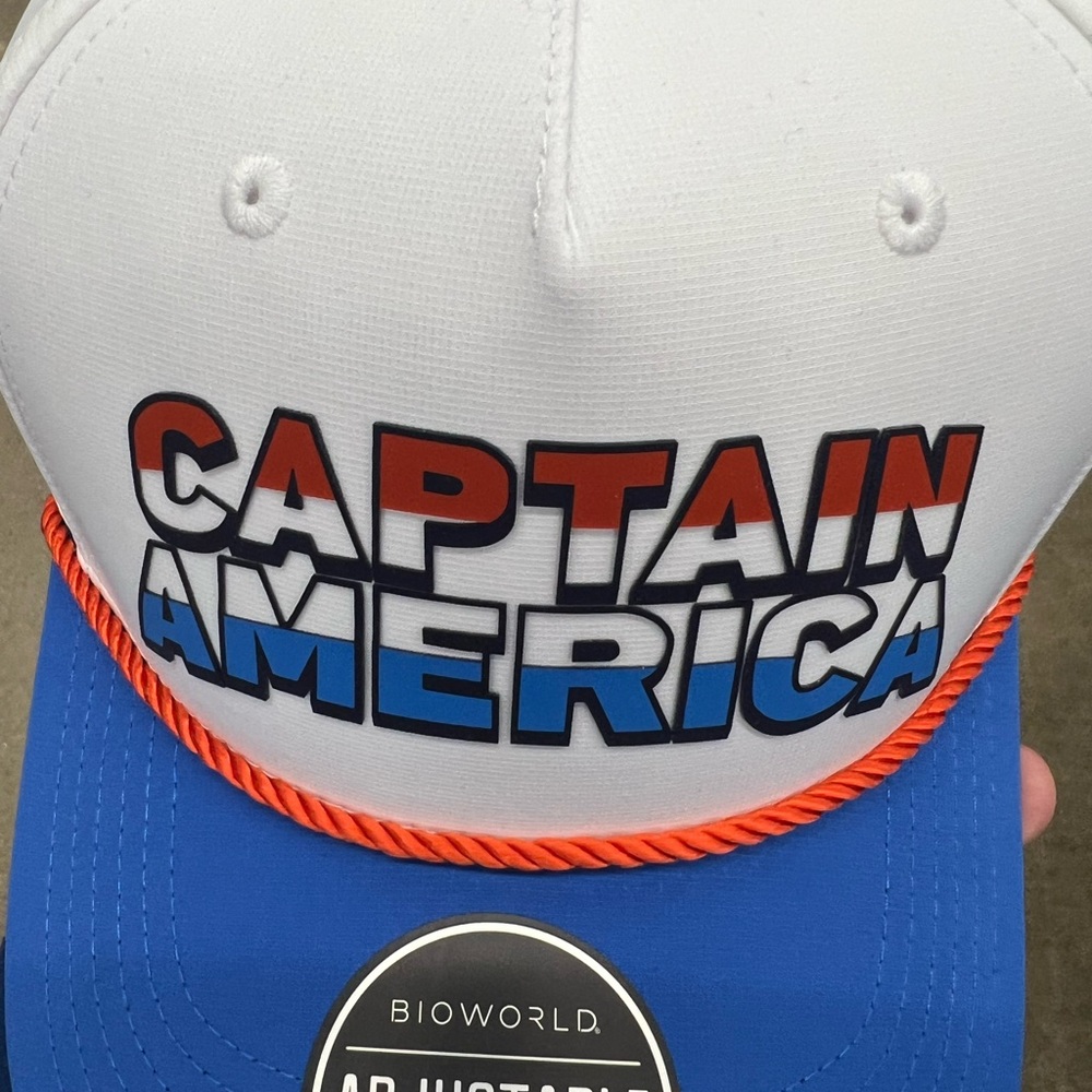 Captain America A Brave New World SnapBack hat. Brand new. OS. Bioworld Hat.